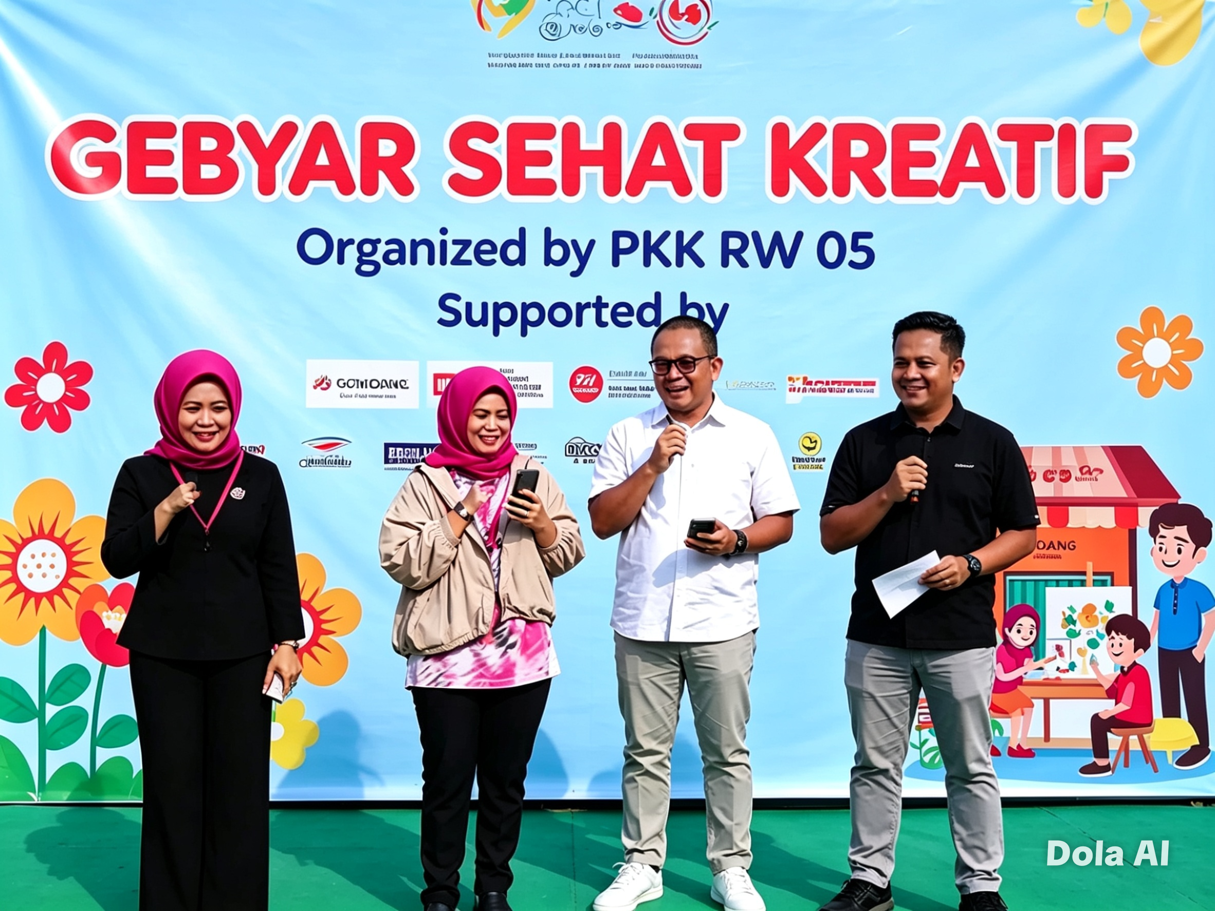 Semarak “Gebyar Sehat Kreatif” PKK RW 05 Pondok Rejeki, Sinergi Warga dan Pemerintah Tingkatkan Kualitas Hidup