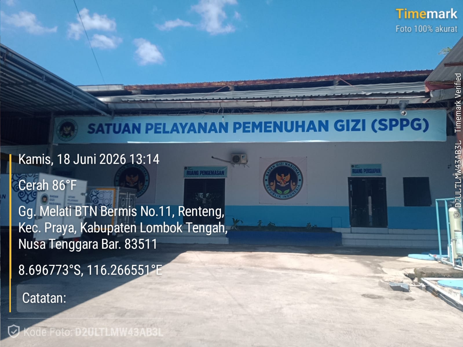 Operasional Dapur Program Gizi Nasional Di Lombok Tengah Dihentikan Sementara; Mitra Menduga Ada Penyalahgunaan Wewenang