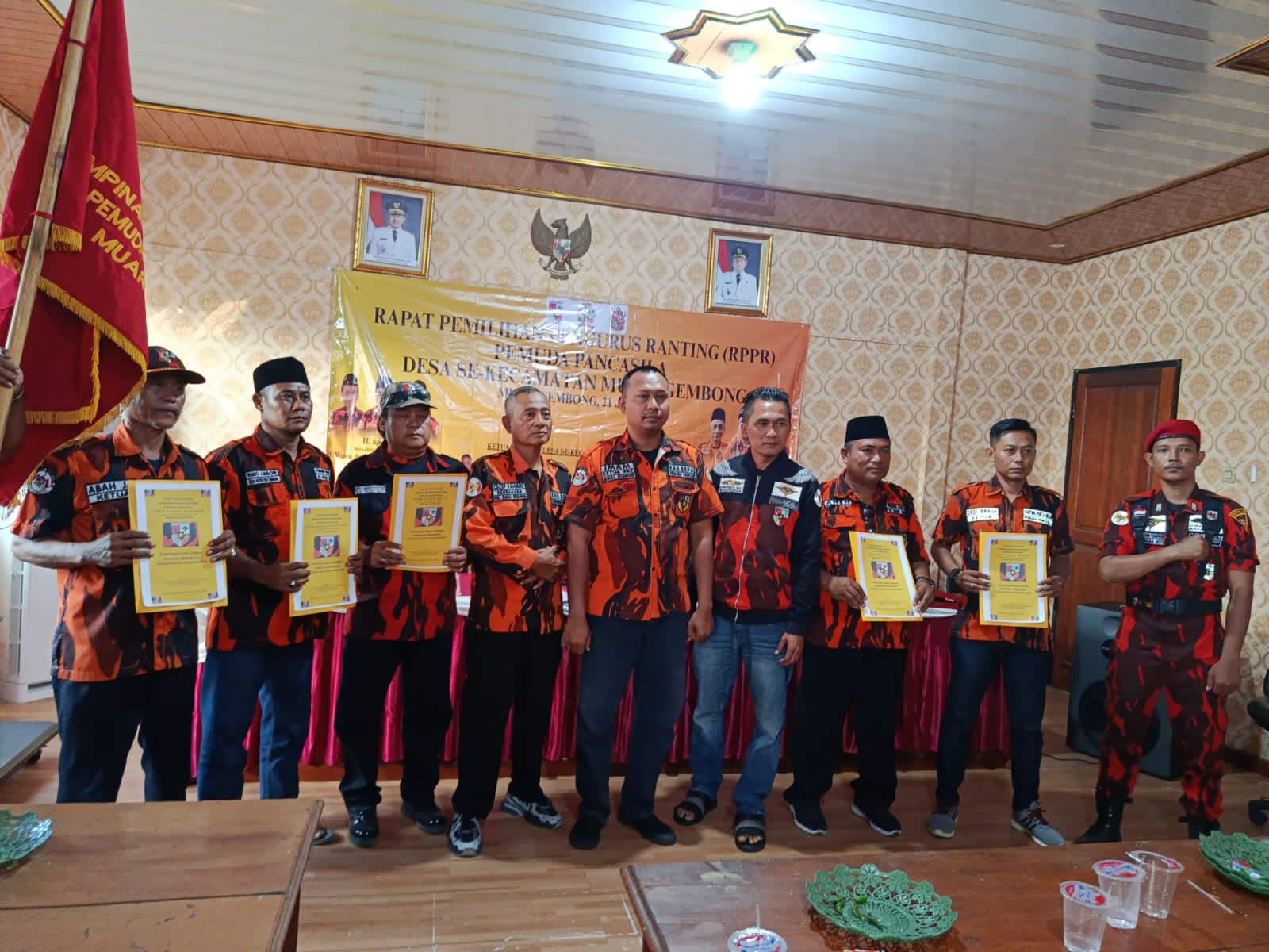 Ormas Pemuda Pancasila Gelar Rapat Pemilihan Ketua Ranting Regenerasi Kepemimpinan Untuk Perkuat Peran di Masyarakat