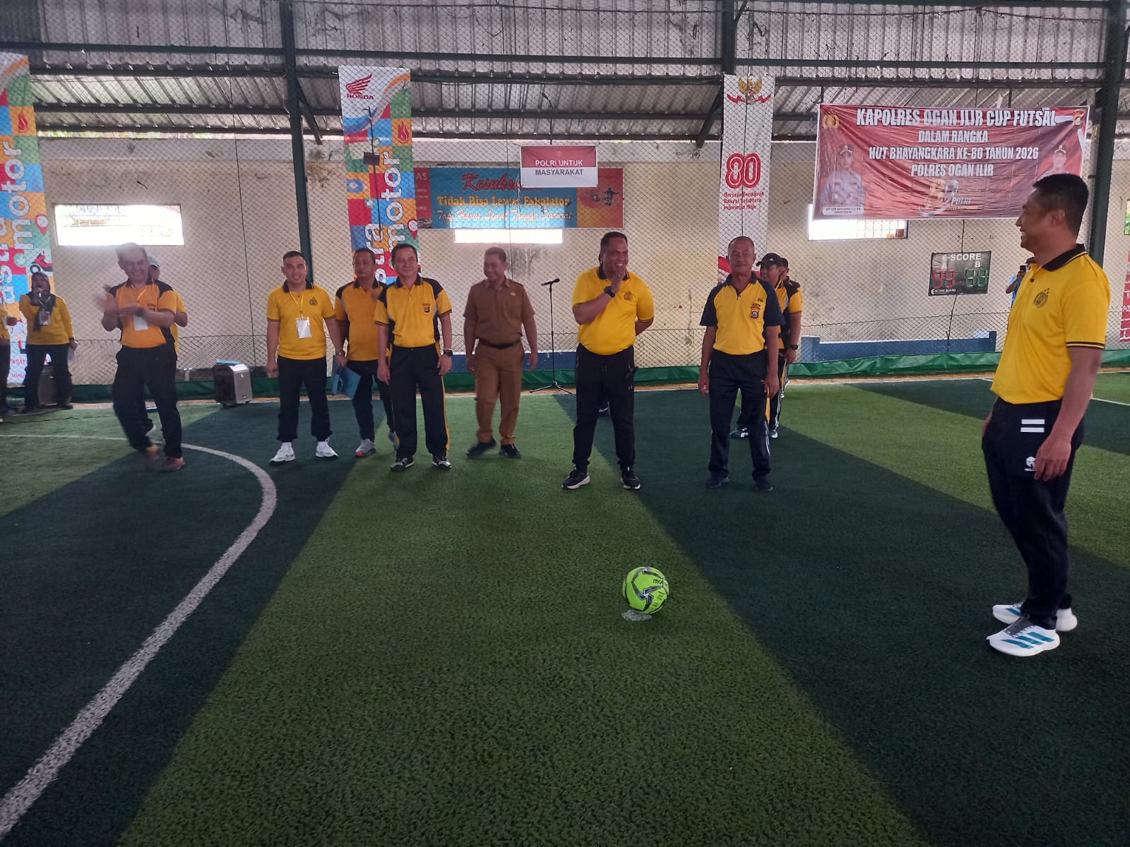 Sambut Hari Bhayangkara Ke-80, Polres Ogan Ilir Gelar Turnamen Futsal Antar Instansi