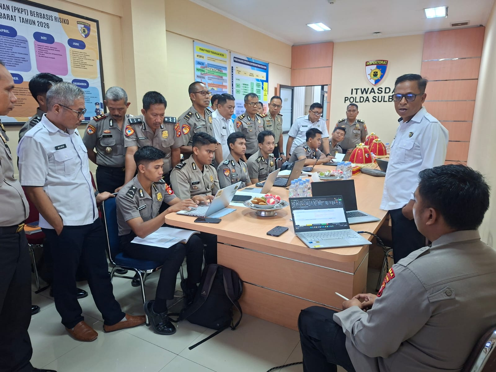 Kabag Ren Polres Mamasa Ikuti Asistensi Profil Manajemen Risiko Polda Sulbar, Perkuat Mitigasi Ancaman T.A. 2026