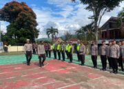 Kepolisian Resor Mamasa Melaksanakan Latihan Upacara Jelang Hari Ulang Tahun Bhayangkara ke-80 