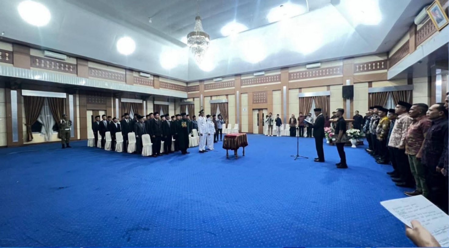 Wawako Azhar Hamzah Lantik 56 Pejabat eselon III dan IV