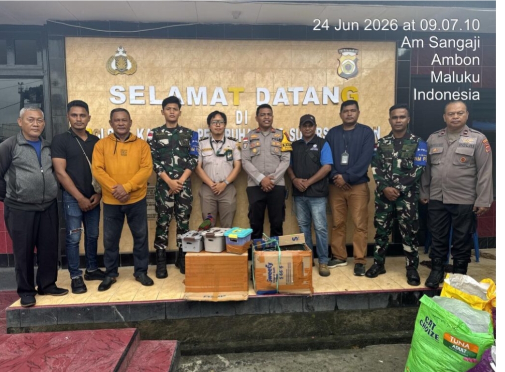 Petugas berhasil menggagalkan penyelundupan satwa lindung.
