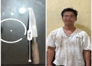 Kerap Mondar-mandir Bawa Pisau di Pinggir Sungai Ogan, Seorang Pemuda Diamankan Tim Rajawali Polsek Tanjung Raja