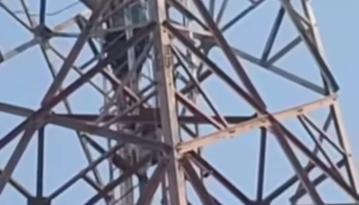 Dua Remaja Nekat Naik Tower 50 Meter di Brebes, Berhasil Dievakuasi Petugas Gabungan