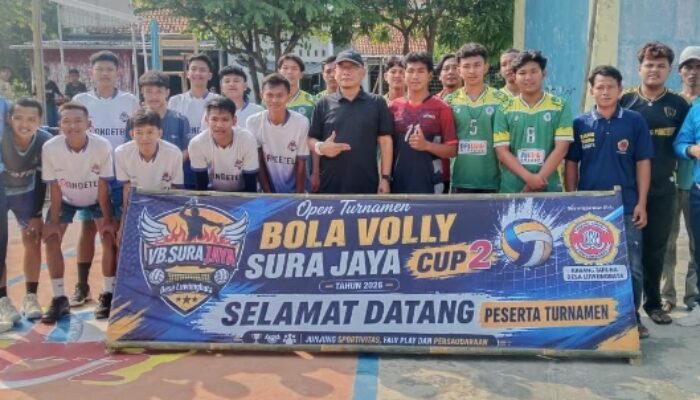 16 Klub Ramaikan Open Turnamen Bola Voli Sura Jaya Cup 2 di Brebes, Jadi Ajang Pencarian Bibit Atlet Berprestasi
