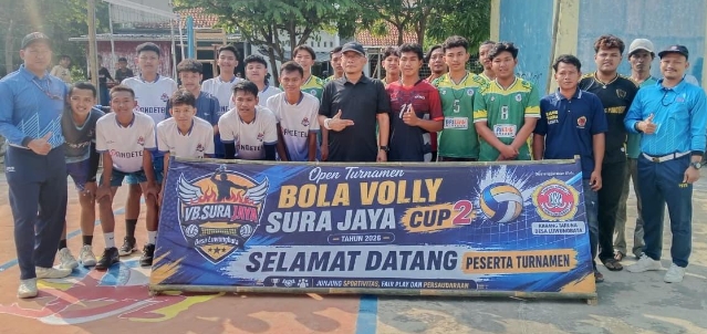16 Klub Ramaikan Open Turnamen Bola Voli Sura Jaya Cup 2 di Brebes, Jadi Ajang Pencarian Bibit Atlet Berprestasi