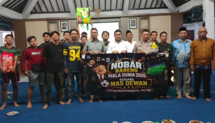Bagas Satya Indrana Gelar Nobar Piala Dunia 2026 di Randugunting, Perkuat Kebersamaan dan Cegah Kenakalan Remaja