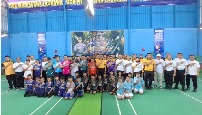 Kapolres Pekalongan Tegaskan Komitmen Cetak Atlet Berprestasi melalui Kejurkab Bulutangkis Bhayangkara Cup 2026