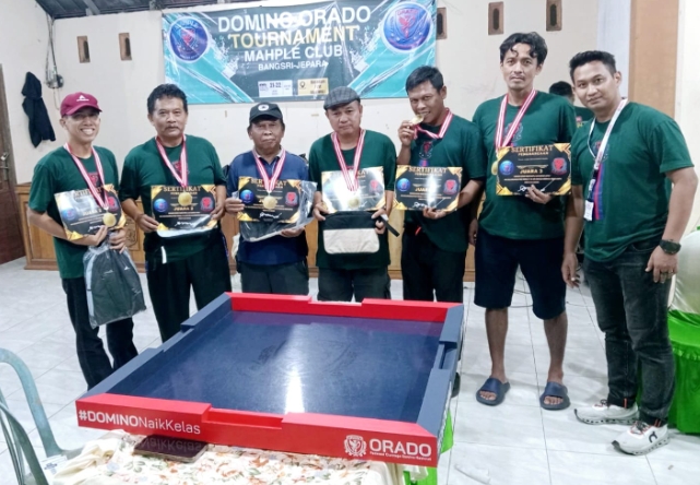 Domino Resmi Diperkenalkan sebagai Cabang Olahraga Prestasi di Jepara, Turnamen Perdana Digelar di Bangsri