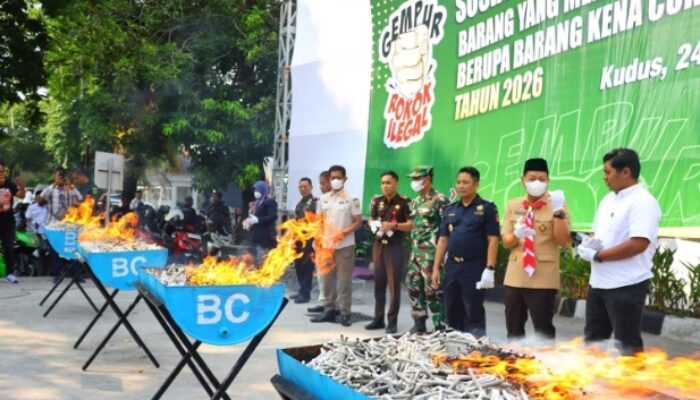 9 Juta Batang Rokok Ilegal Dimusnahkan, Bukti Sinergi Penegakan Hukum dan Perlindungan Penerimaan Negara