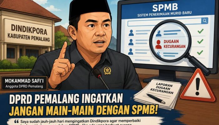 SPMB Pemalang Kembali Disorot, DPRD Ingatkan Jangan Main-Main dengan Integritas Penerimaan Murid Baru