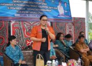 Ketua TP PKK Taput Ny. Neny Angelina JTP Hutabarat memimpin Monitoring Desa Percontohan
