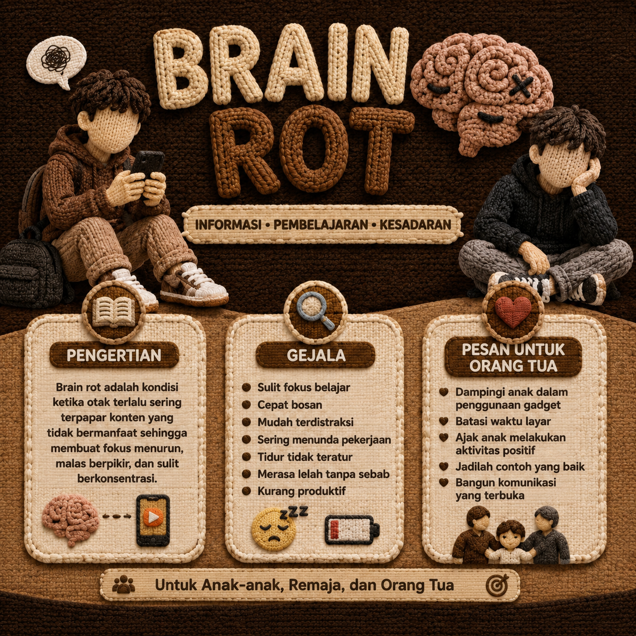 Waspadai “Brain Rot”, Ancaman Konten Digital Berlebihan terhadap Konsentrasi dan Kesehatan Mental Generasi Muda