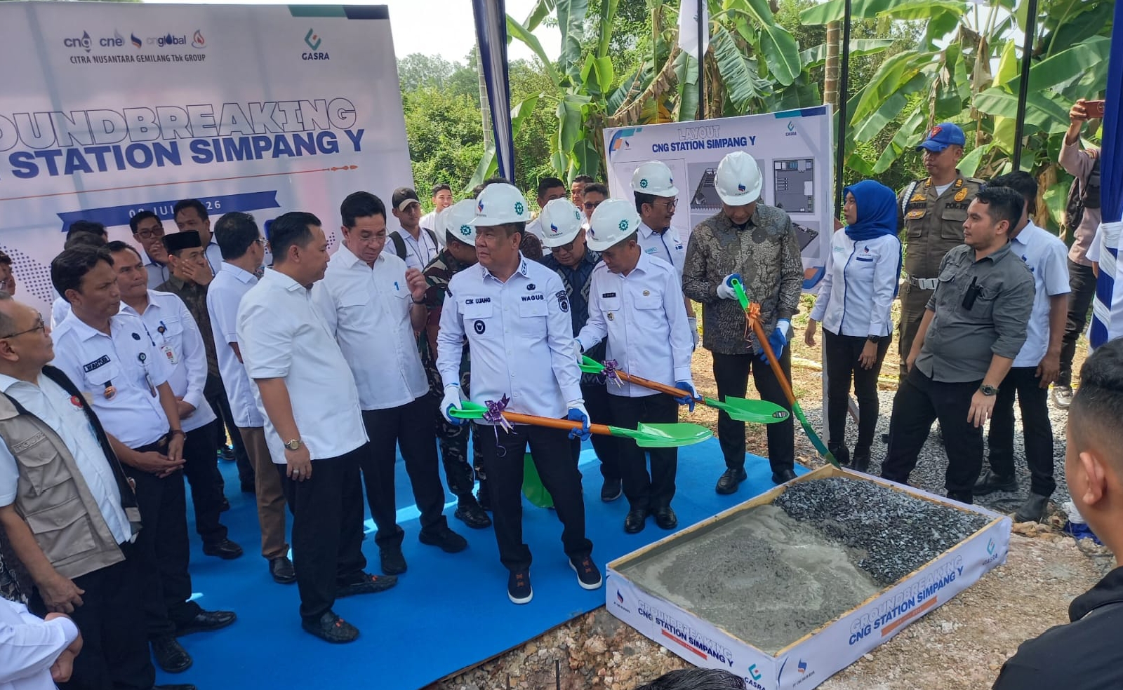 Langkah Strategis Sektor Energi: PT CNG Hilir Raya Gelar Groundbreaking Station Simpang dan Syukuran HUT ke-17 di Ogan Ilir
