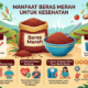 6 Manfaat Beras Merah bagi Kesehatan Tubuh, Lebih dari Sekadar Tren Diet