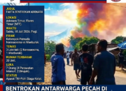 Bentrok Maut di Flores Timur: 3 Tewas, Ratusan Aparat Diterjunkan ke Lokasi