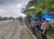 Personel Polres Dairi Siaga Amankan Open Turnamen Sepak Bola Piala Bergilir Ketua DPP Gema Sicike-cike CUP II Tahun 2026