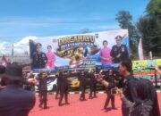 Suasana perayaan HUT Bhayangkara ke-80 di Polres Toba Penuh Khidmat