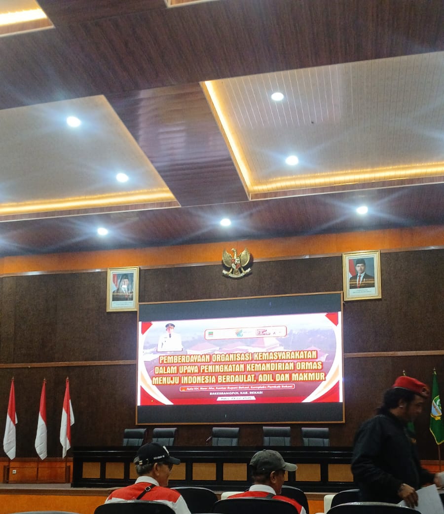 ​Bakesbangpol Kabupaten Bekasi Gelar Pemberdayaan Ormas Wujudkan Kemandirian Menuju Indonesia Berdaulat, Adil, dan Makmur