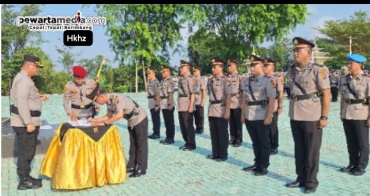 Polres OKU Gelar Acara Sertijab Guna Penyegaran Serta Meningkatkan Kinerja Pelayanan Masyarakat