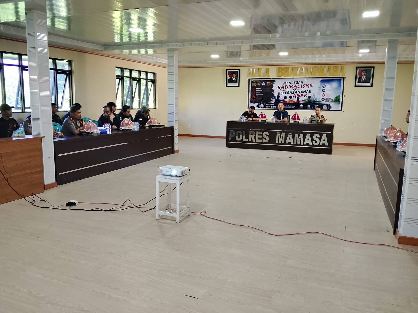 Cegah Radikalisme dan Kekerasan pada Anak, Dirreskrimum Polda Sulbar Lakukan Supervisi ke Polres Mamasa
