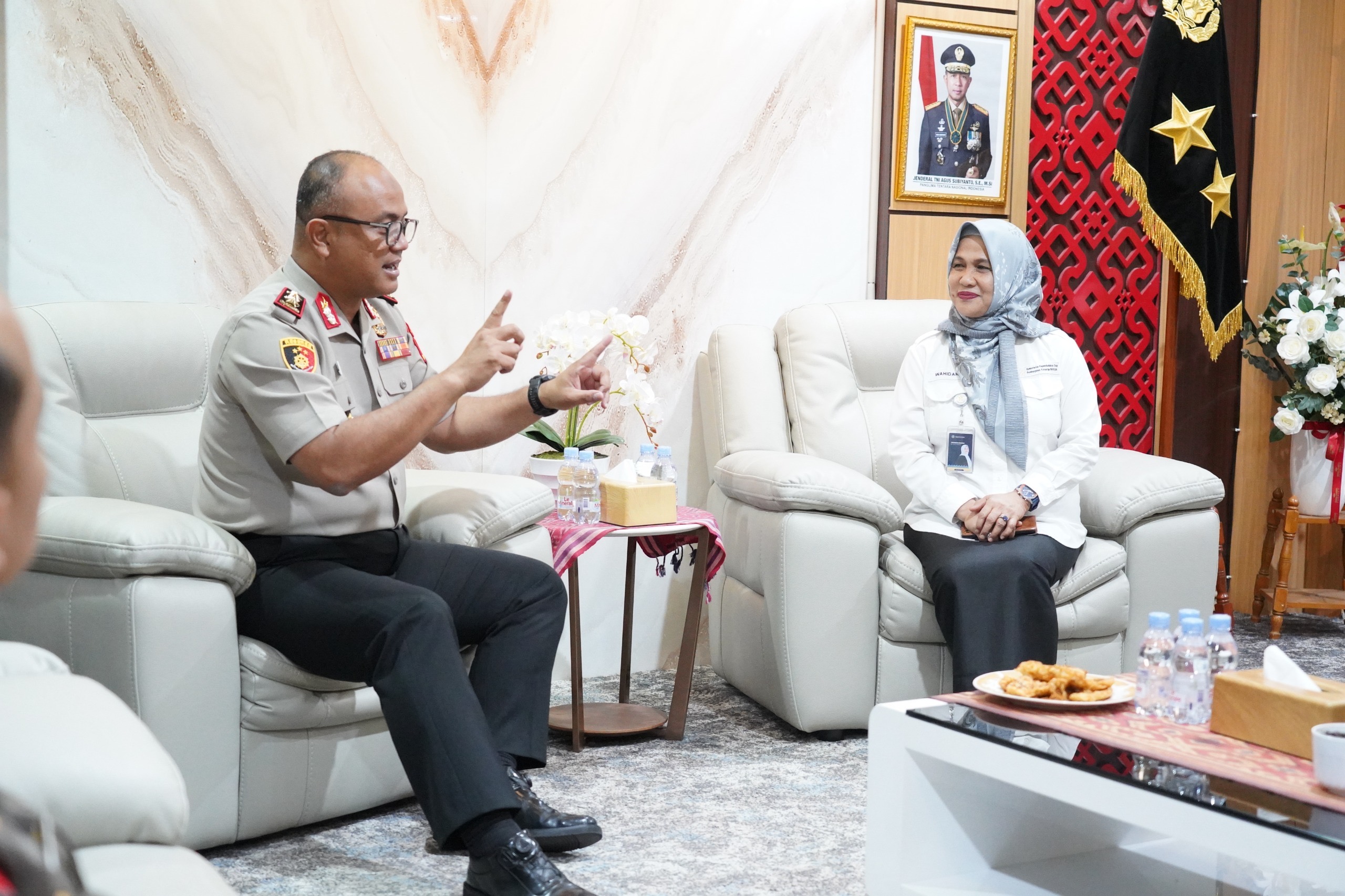 Kapolda Sulbar Terima Audiensi Kepala BKKBN Sulbar, Perkuat Sinergi Cegah Stunting dan Pernikahan Dini