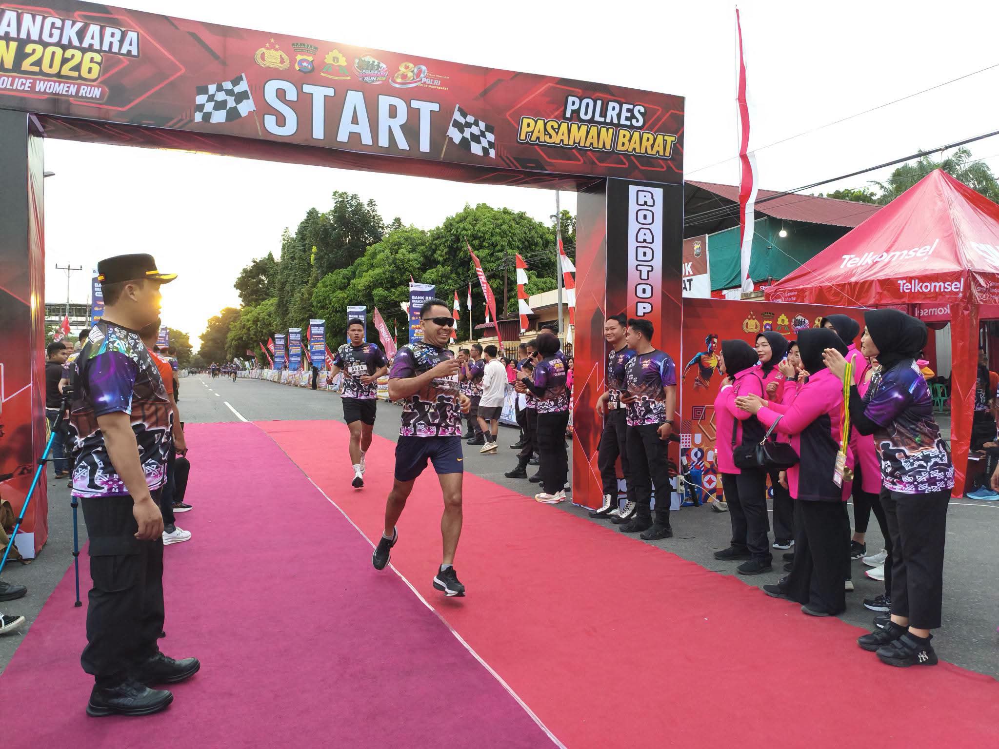 Lebih dari 1.000 Pelari Ramaikan Bhayangkara Run Polres Pasaman Barat