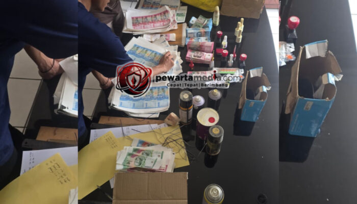 Terbongkar! Pria di Tangerang Diduga Produksi Uang Palsu Sejak 2025, Polisi Sita Ratusan Lembar dan Alat Pembuatnya