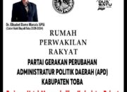 Dr.Elisabet Dame Manalu SP.Si.MM Maju Sebagai Calon Wakil Bupati Toba dari Partai Gerakan Perubahan untuk membawa Gerakan Perubahan Menuju Toba Sejahtera Tahun 2029