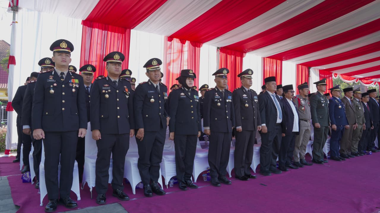 Polres Jombang Gelar Upacara Peringatan HUT Bhayangkara ke-80 Tahun 2026 dengan Khidmat