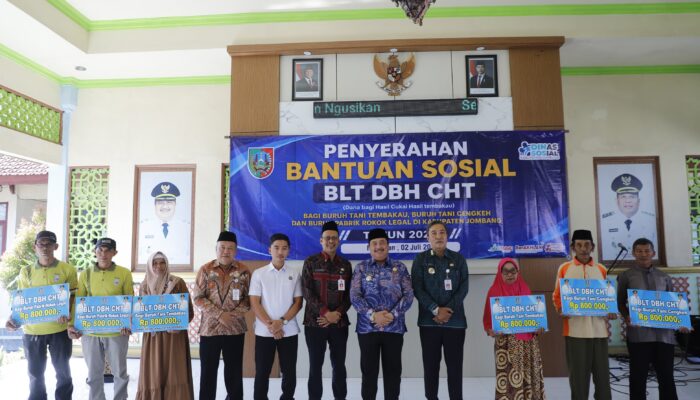 Rp800 Ribu untuk 11.720 Pejuang Tembakau: Bupati Warsubi Launching BLT DBHCHT 2026, Wujud Keberpihakan untuk Buruh Jombang