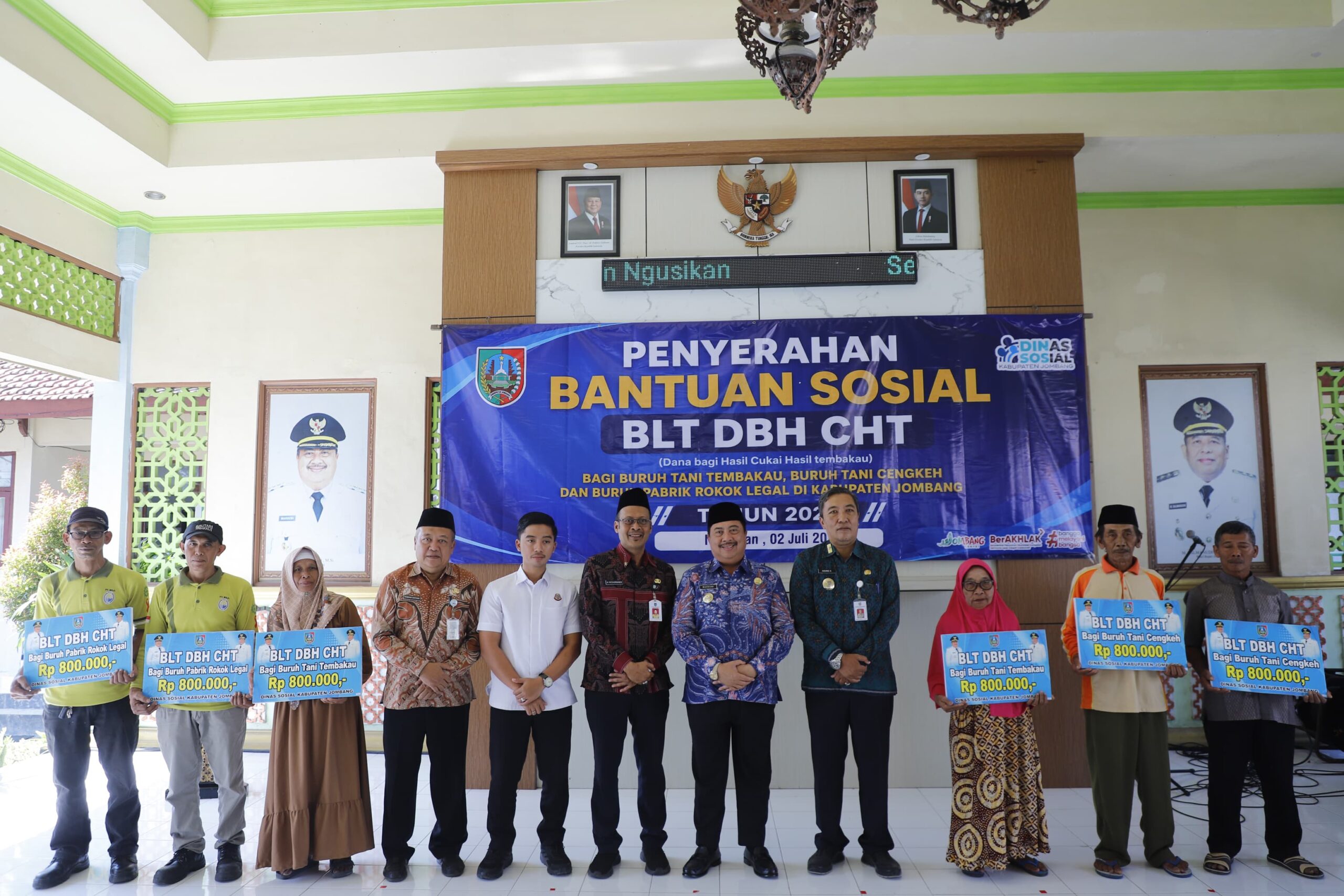 Rp800 Ribu untuk 11.720 Pejuang Tembakau: Bupati Warsubi Launching BLT DBHCHT 2026, Wujud Keberpihakan untuk Buruh Jombang