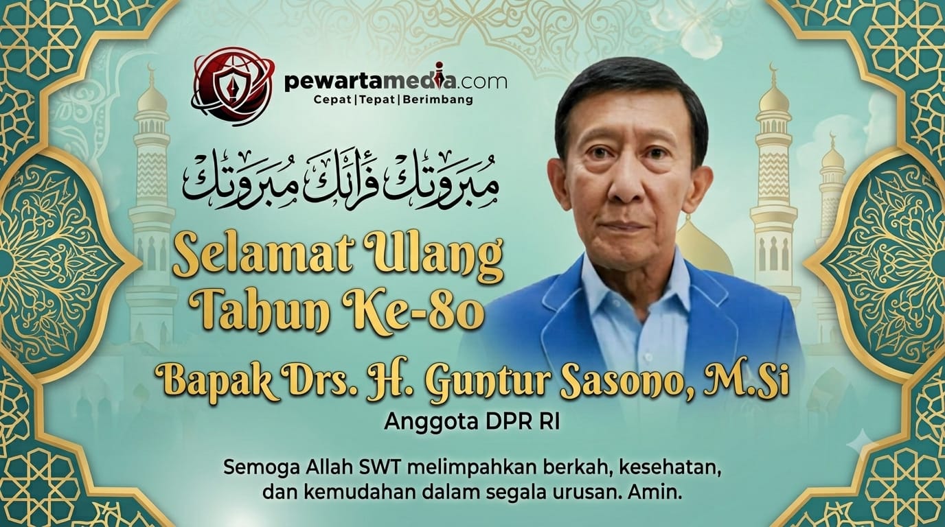 Genap Berusia 80 Tahun, penasuara.com Sampaikan Ucapan Milad dan Doa Terbaik untuk Tokoh Senior DPR RI Drs. H. Guntur Sasono, M.Si