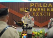 Kapolda Sulbar Pimpin Sertijab Enam Pejabat Utama, Penyerahan Jabatan dan Lantik Dua Pejabat Baru, Tegaskan Jabatan Adalah Amanah