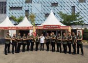 ABI GUARD KOTA CILEGON AMANKAN ACARA ROAD TO PESTA MANGAN DI GOR ASA SPORT CENTER.