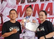 Belum Lama Berlatih, Yhuri Carmel Emily Maga Langsung Naik Podium! Karateka Pinamorongan Rebut Medali Perak
