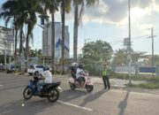Direktorat Lalu Lintas Polda Sulawesi Barat Secara Masif Menyiagakan Personelnya di Titik Rawan Kemacetan 