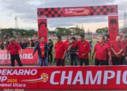 Soekarno Cup Resmi ditutup Bendum Olly, FDW-TK Serahkan Hadiah Juara 1