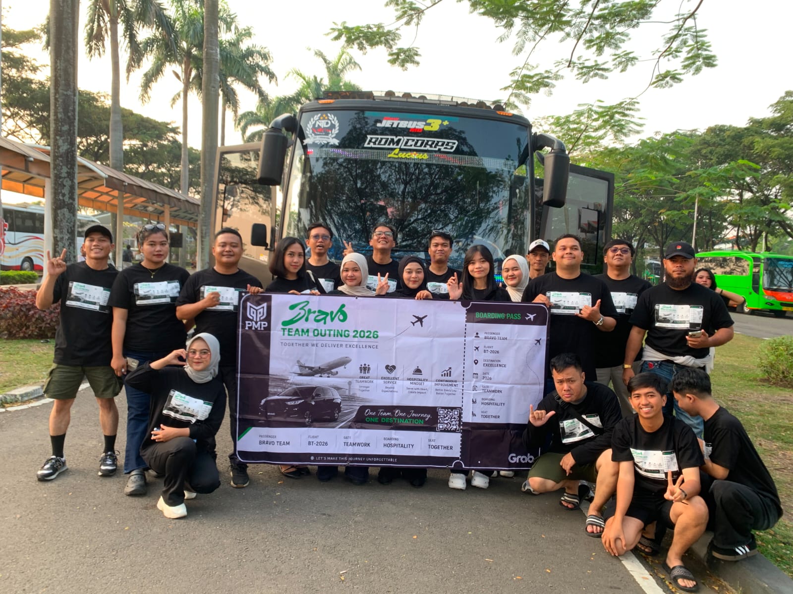 TIM BRAVO GRAB CGK Kompak Outing 2026, Usung Semangat Teamwork Dan Hospitality