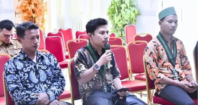 Wakil Bupati Tap Teng Menerima Audensi Himpunan Mahasiswa Islam (HMI)