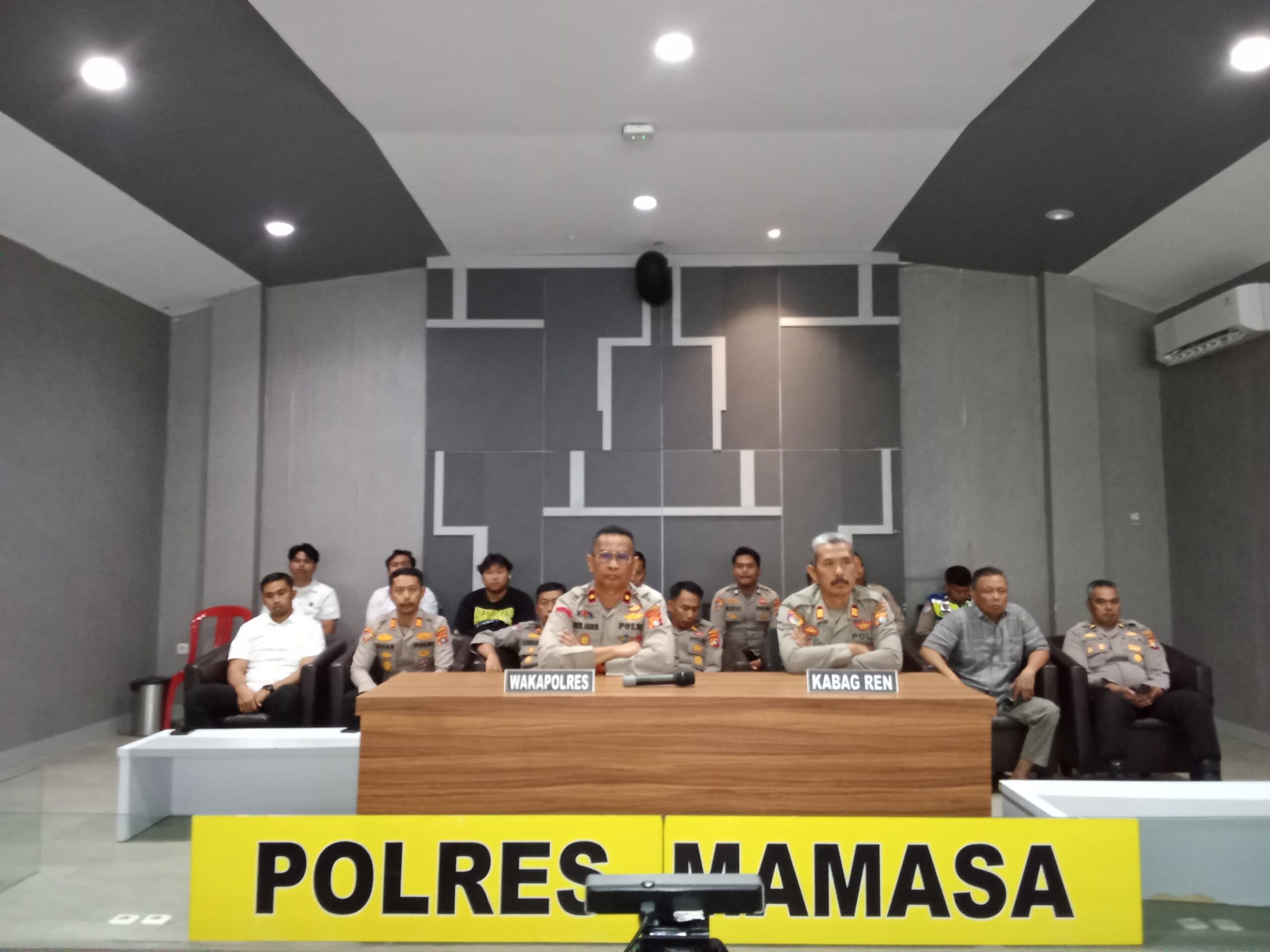 Waka Polres Mamasa Hadiri Anev Program Quick Wins Presisi TW II 2026 Secara Daring Bersama Wakapolda Sulbar