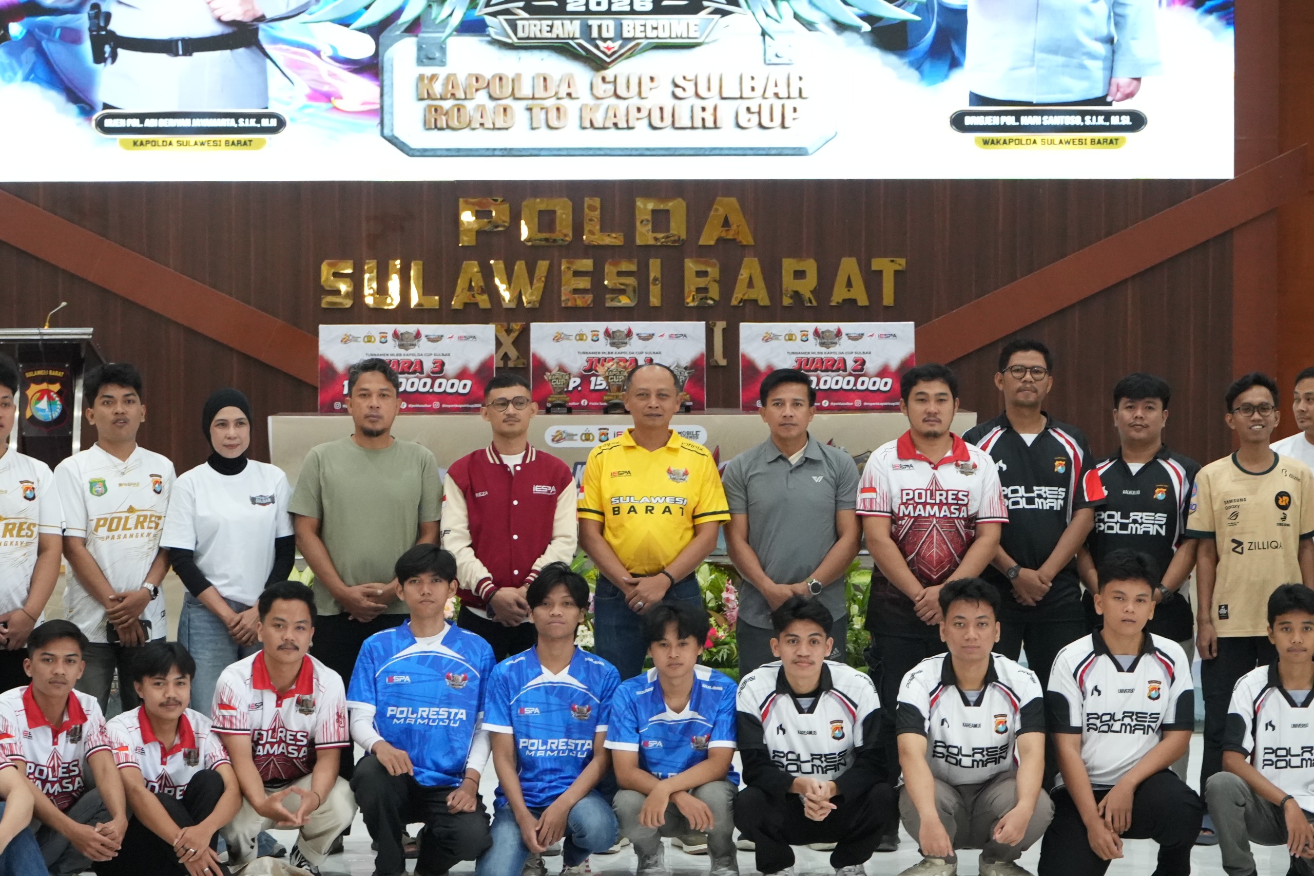 Kapolda Sulbar Cup Mobile Legends Resmi Bergulir! 84 Tim Berebut Tiket Emas ke Kapolri Cup
