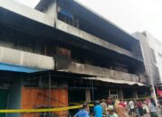 Walikota Sibolga Langsung Mininjau Lokasi Kebakaran Pasar Terminal Sibolga
