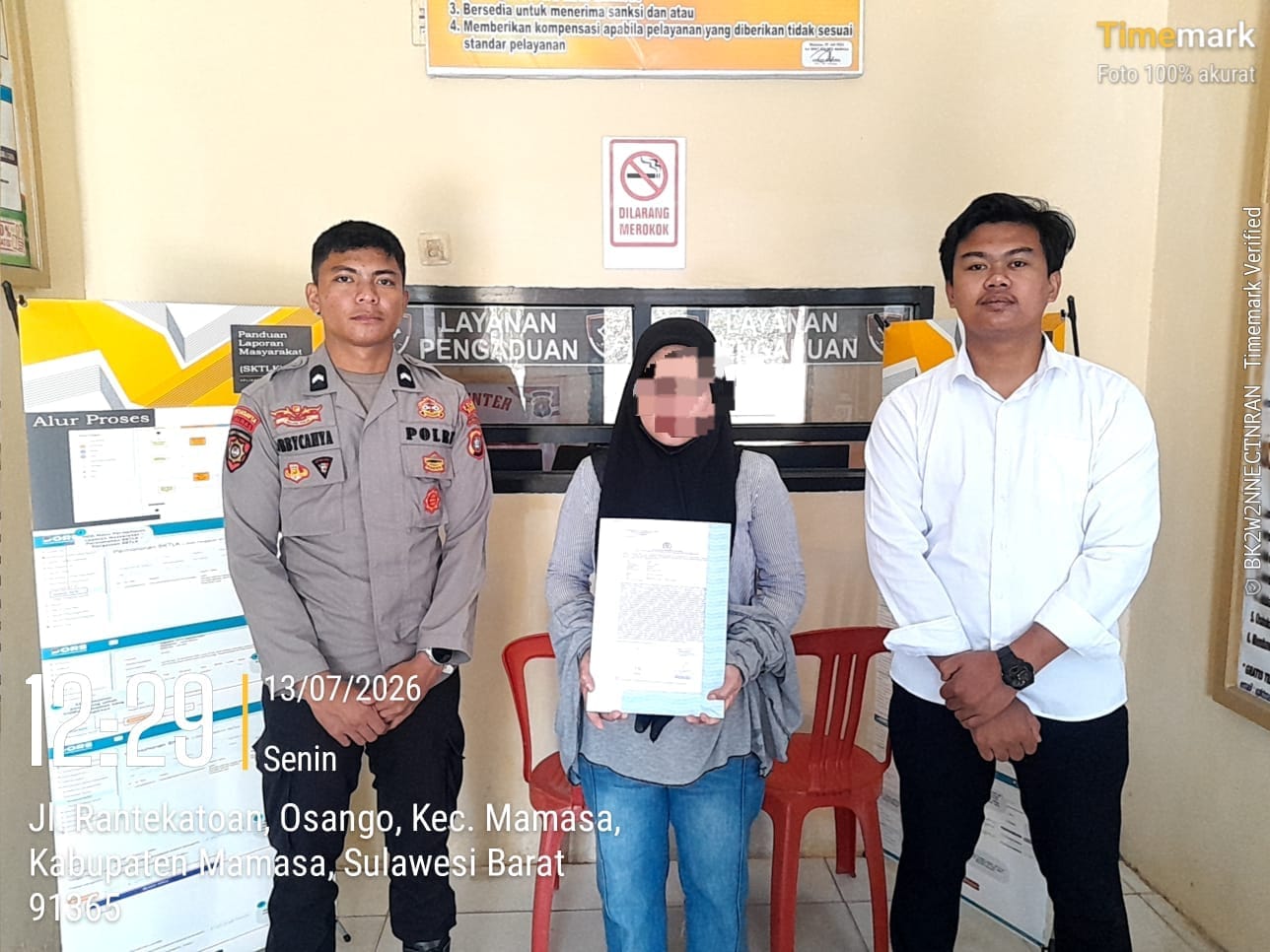 Istri Melaporkan Suaminya Ke Polisi ,Atas Dugaan Penganiayaan dan Pengancaman Menggunakan Senjata T*Jam