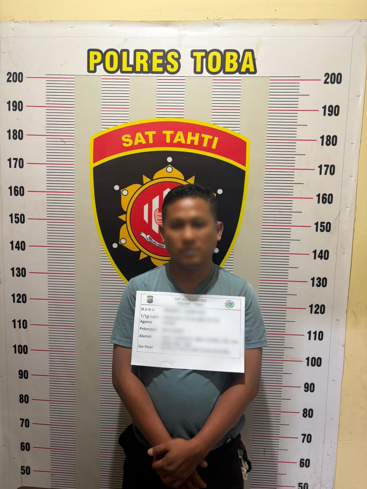 Polres Toba Berhasil Menangkap Peredaran Narkotika Jenis Sabu