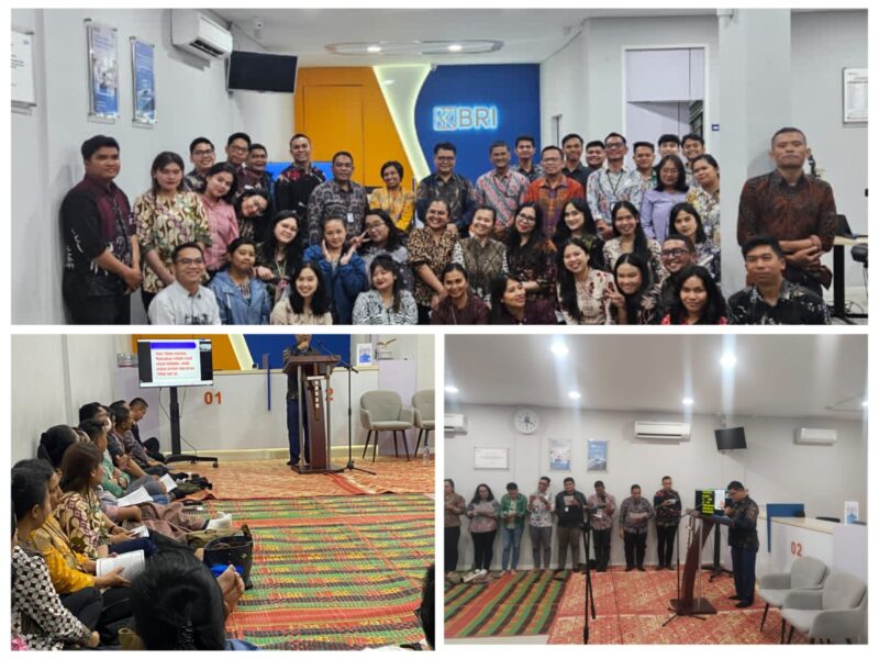 Keluarga Besar BRI Cabang Tarutung Gelar Ibadah Rutin Bulanan, BRI Unit Silindung Tarutung Jadi Tuan Rumah, Ingatkan Kebaikan Tuhan
