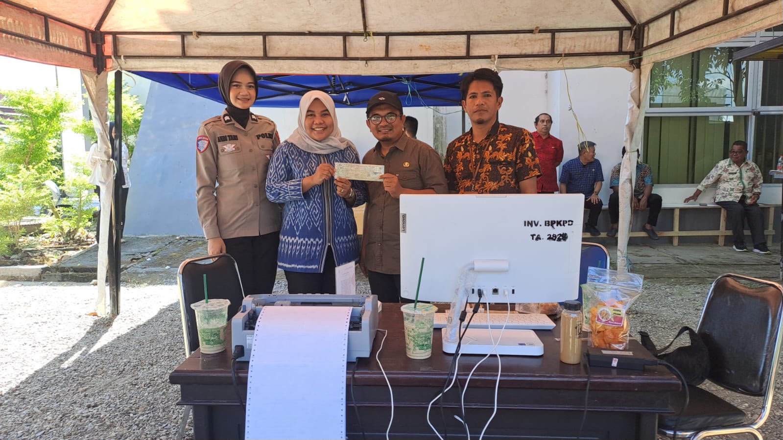 Layanan Jemput Bola SAMKEL Ditlantas Polda Sulbar dan BPKPD, Permudah Urusan Pajak dan STNK