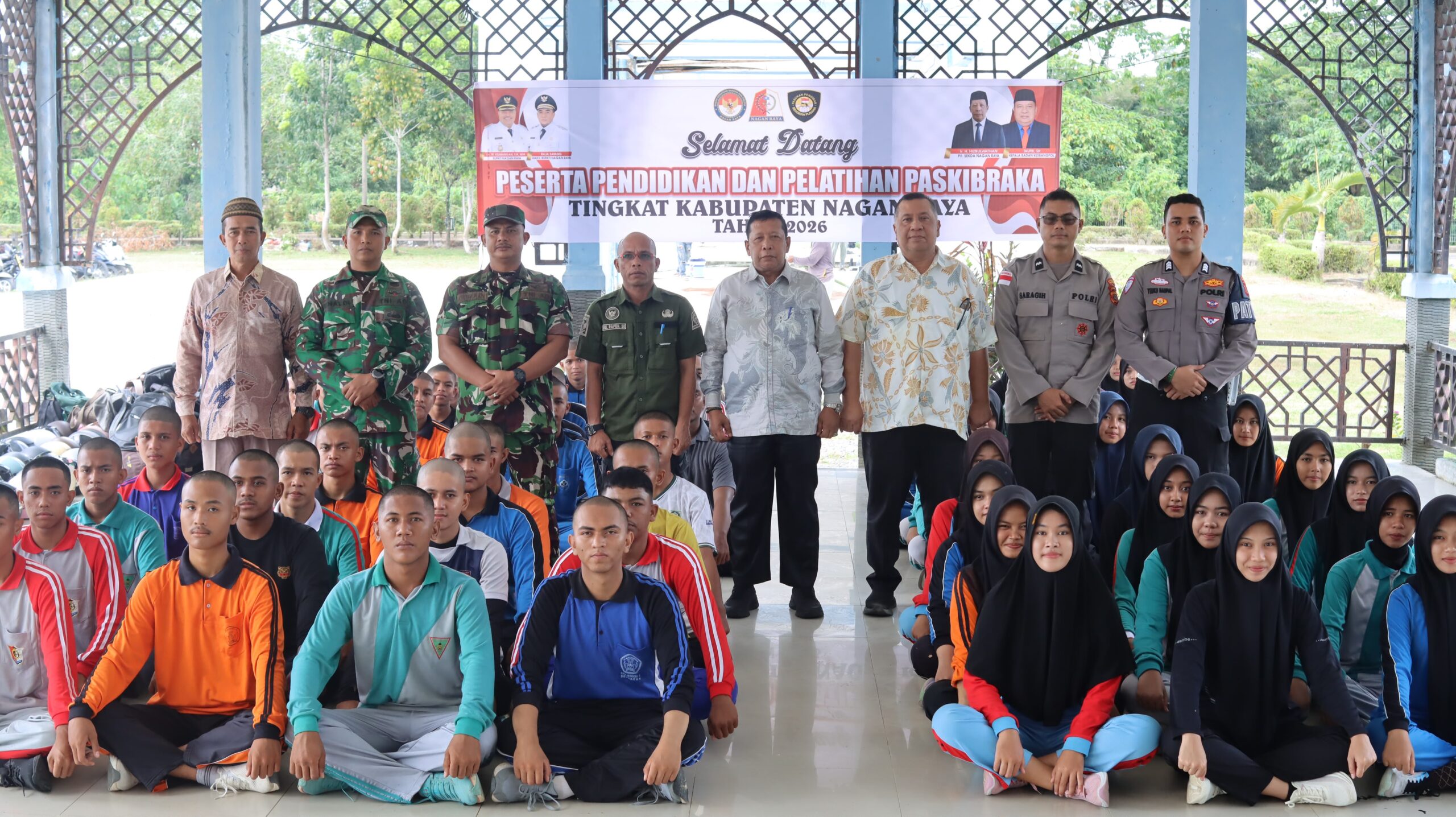 Bupati Nagan Raya Diwakili Plt Sekda Buka Diklat Paskibraka 2026